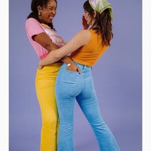 Hammie’s baby blue bell bottom cords